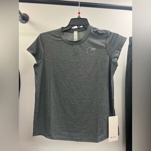 Lululemon run crew graphic mesh short sleeve tee large